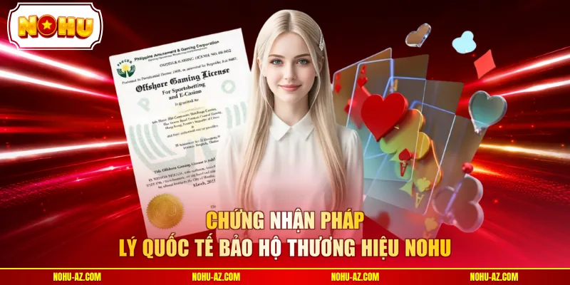 Chứng nhận pháp lý quốc tế bảo hộ thương hiệu NOHU 